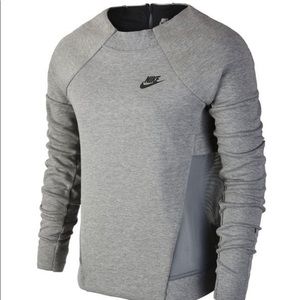 Nike Tech Fleece Mesh Crew Neck Sweatshirt W Med